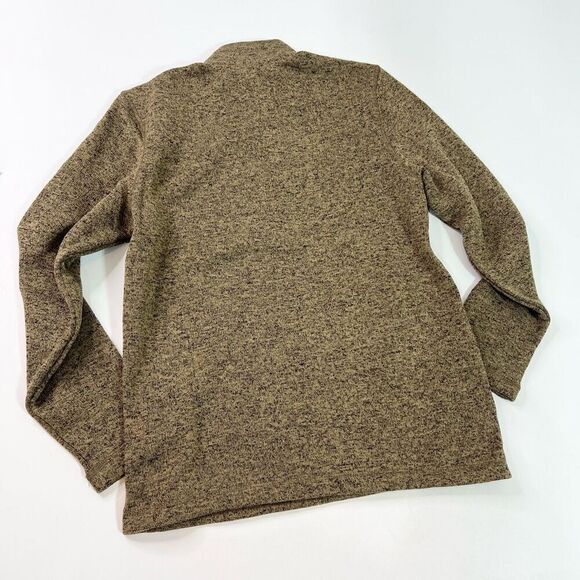 Eddie Bauer Half Zip Sweater Mens Small Brown Long Sleeve Straight Hem NWT - Picture 9 of 10